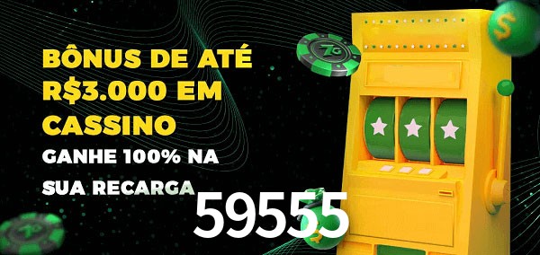 59555 melhor bônus de depósito